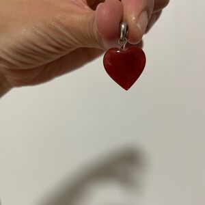 Elegant Red carnelian Heart Pendant